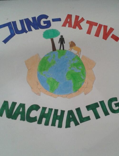 Logo Jung - Aktiv - Nachhaltig, Förderprojekt des Jugendkongresses 2015 © Felix Englisch / JAN